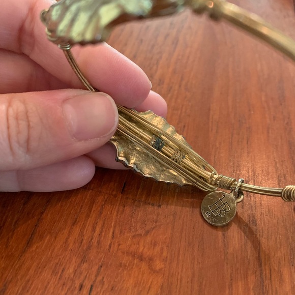 Gold Bourbon and Boweties Arrowhead Bangle - Picture 3 of 5